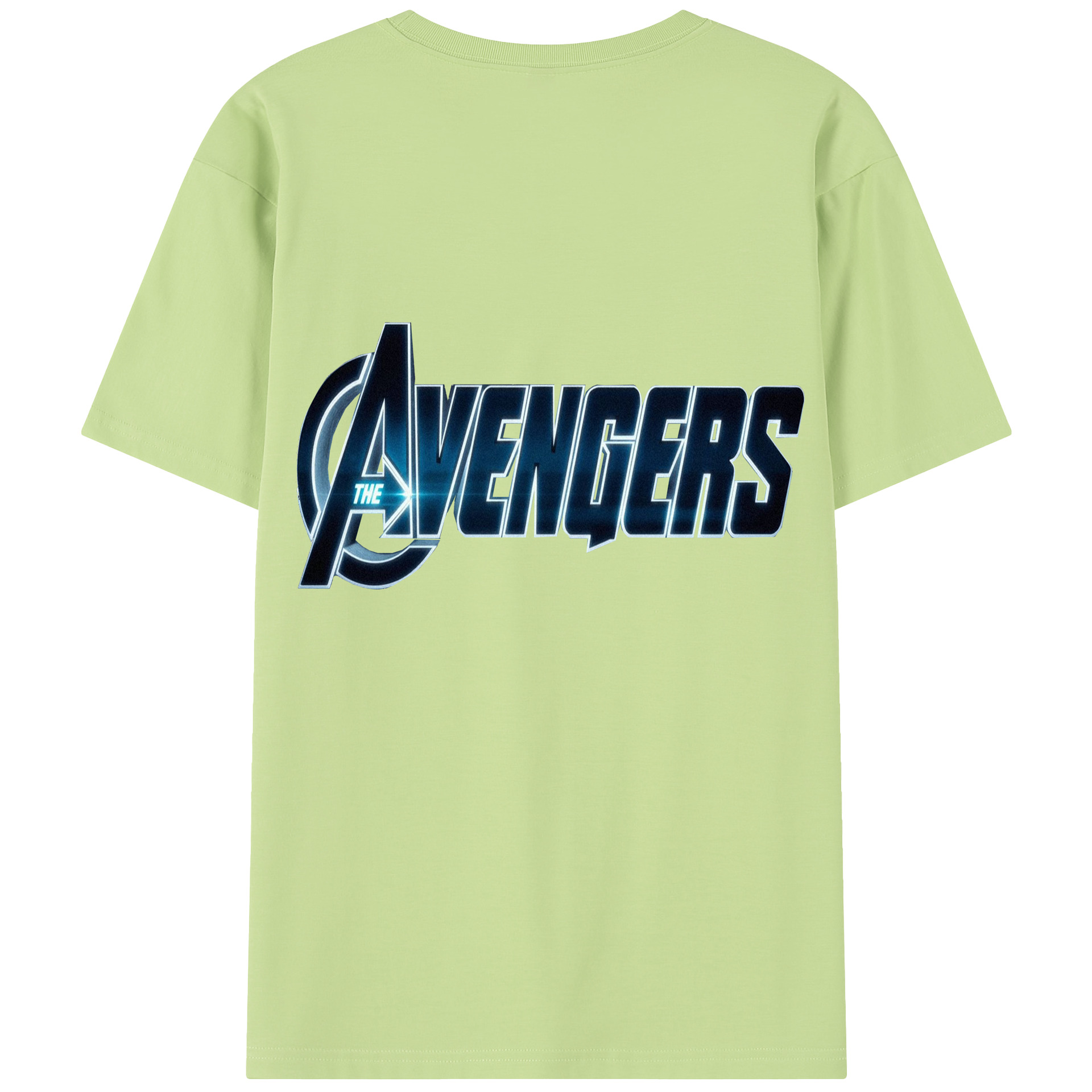 （画像用） アベンジャーズ The Avengers 綿100％半袖Tシャツ（背面プリント）